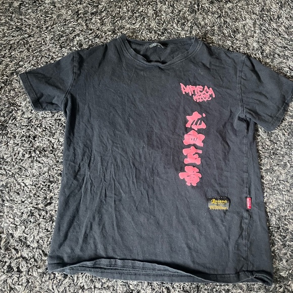 Black Graphic JapaneseDragon T-Shirt - Picture 1 of 3